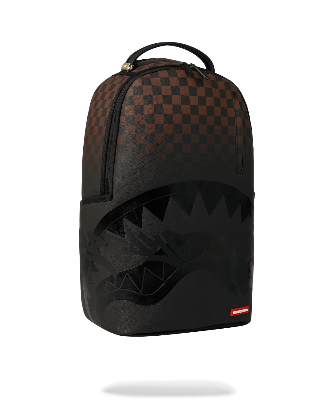 BROWN CHECK GHOST DRIP BACKPACK