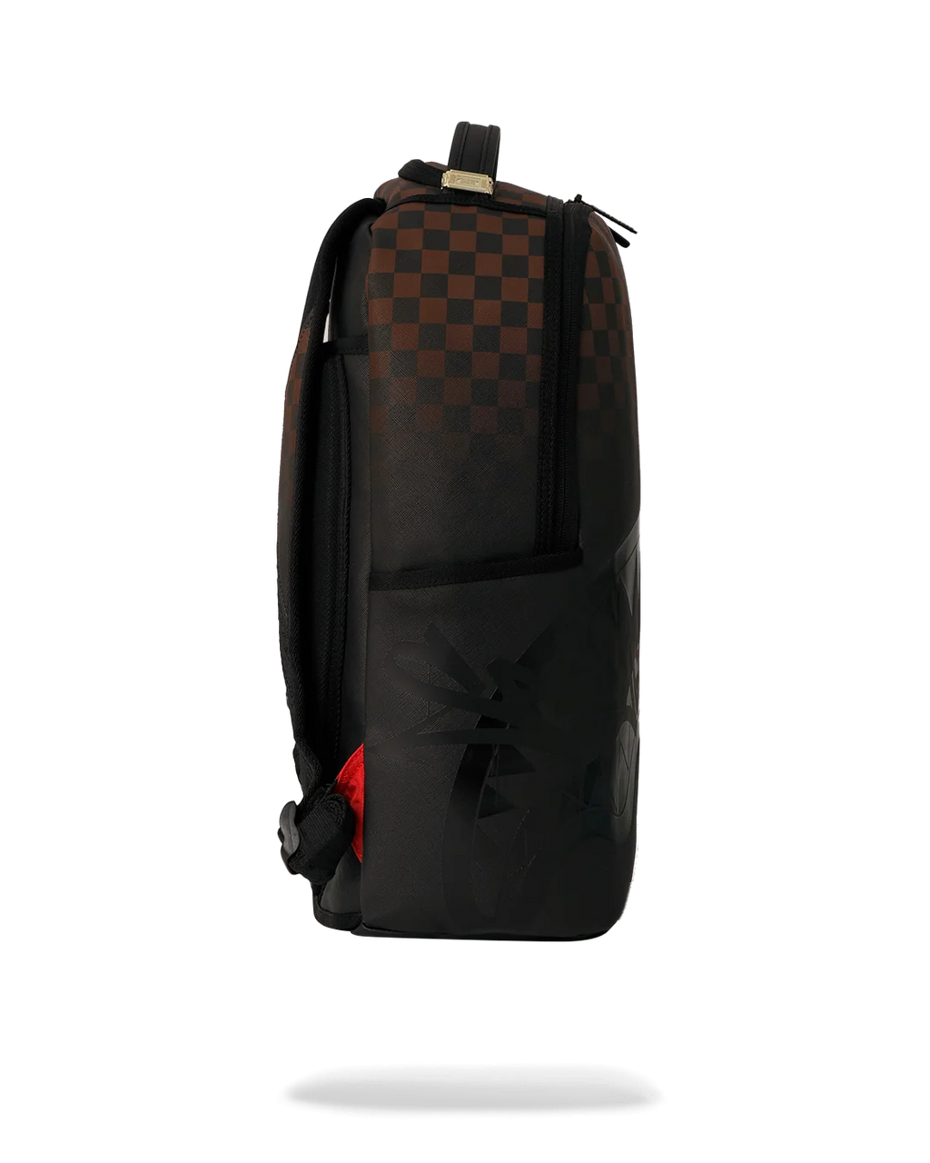 BROWN CHECK GHOST DRIP BACKPACK