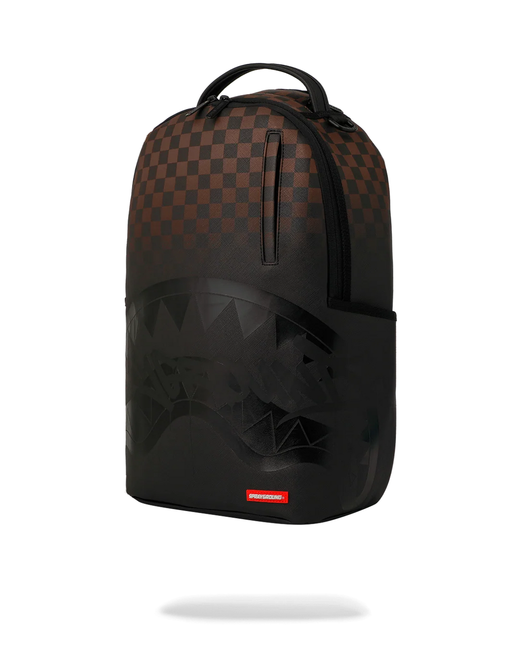BROWN CHECK GHOST DRIP BACKPACK