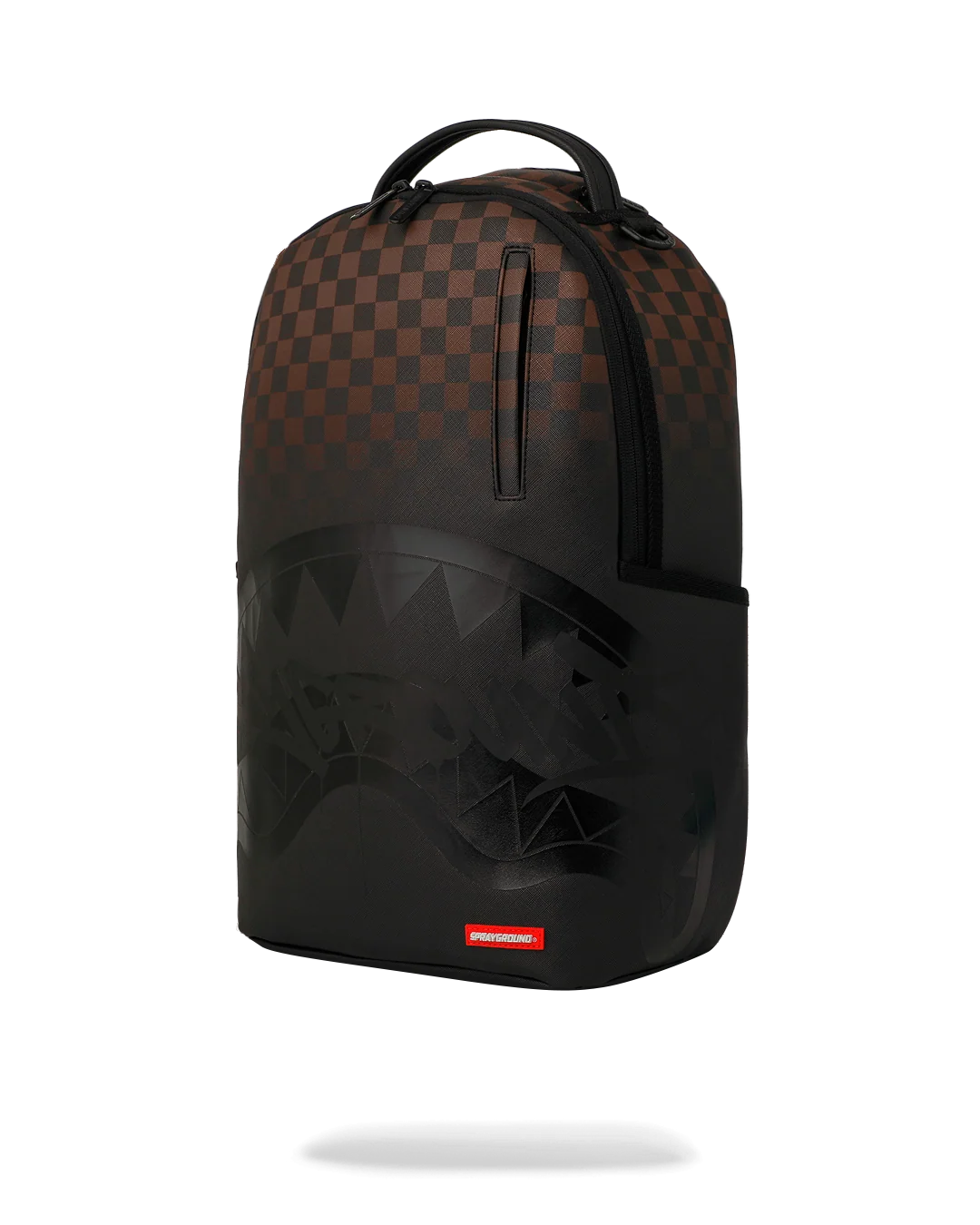 BROWN CHECK GHOST DRIP BACKPACK