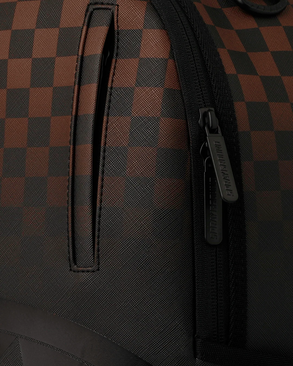 BROWN CHECK GHOST DRIP BACKPACK