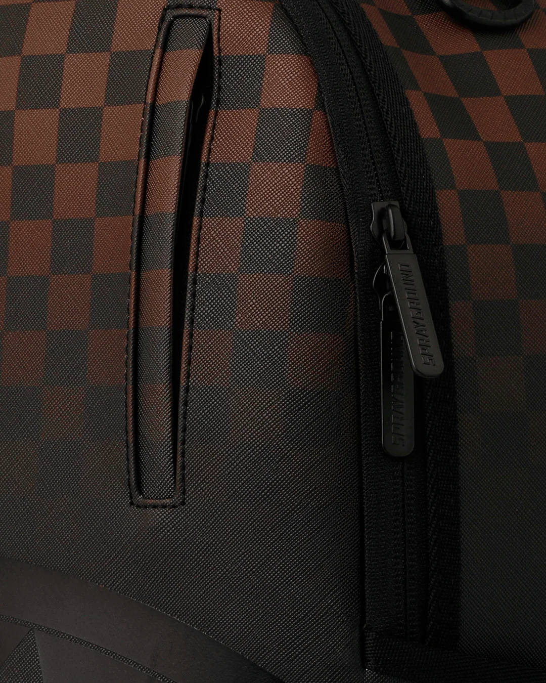BROWN CHECK GHOST DRIP BACKPACK