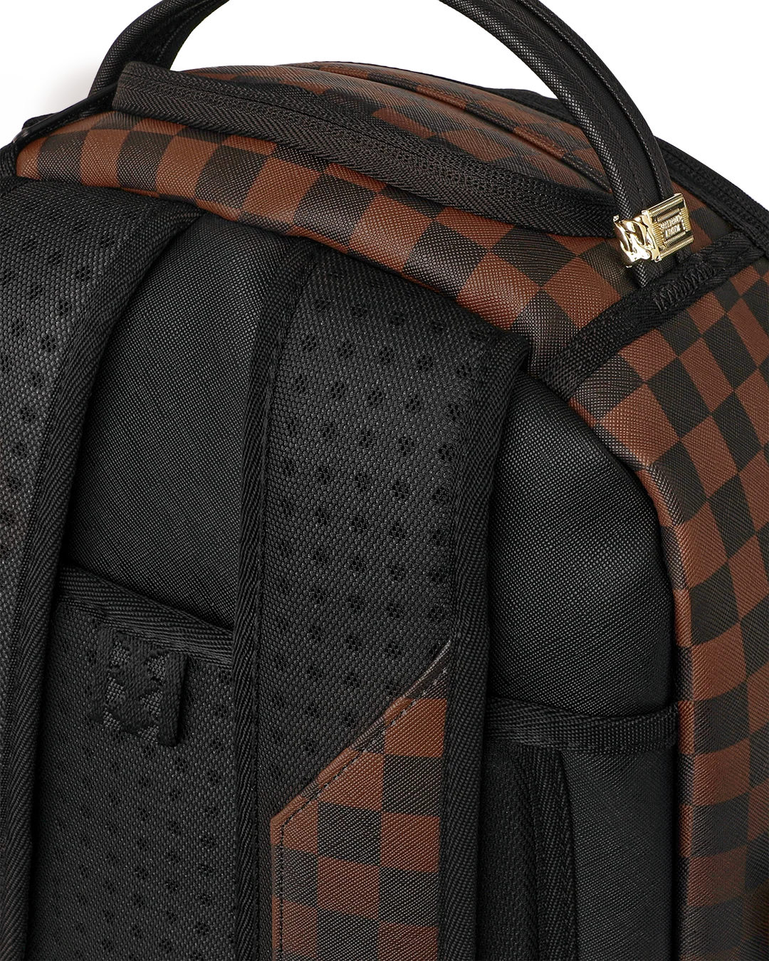 BROWN CHECK GHOST DRIP BACKPACK