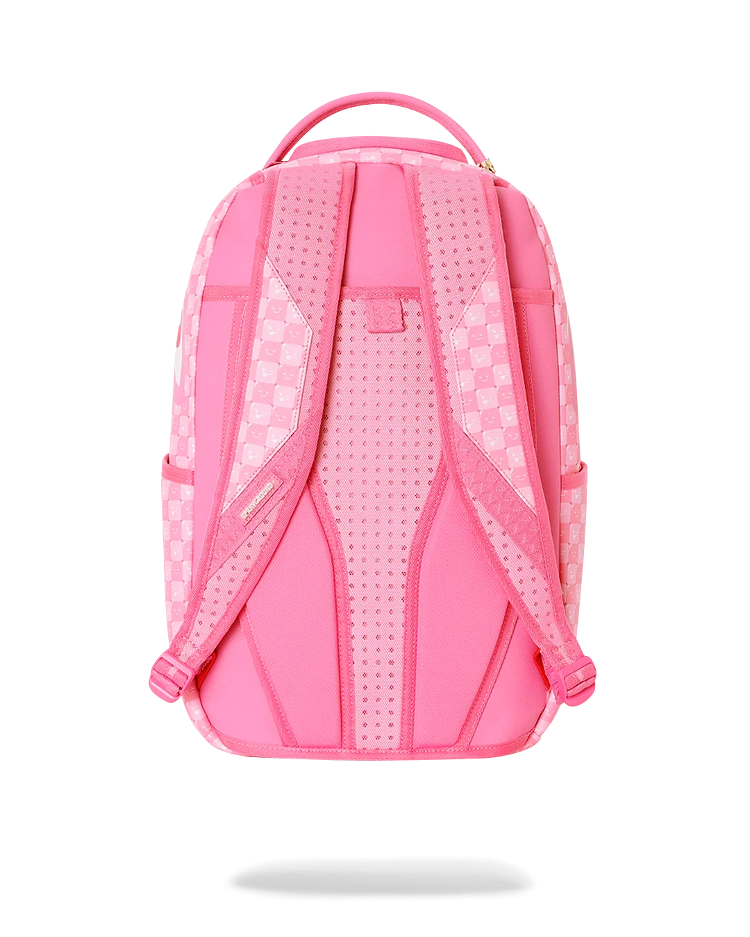 PINK NEW CHECK FACES BACKPACK