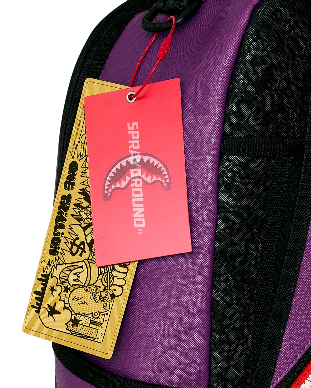 SHARK CENTRAL BUBBLY PURPLE BACKPACK