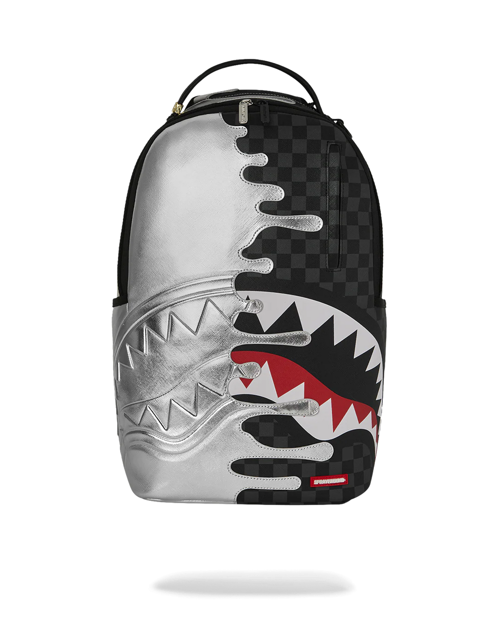 SILVER SIDE DRIP BLACK CHECK DLXSV BACKPACK
