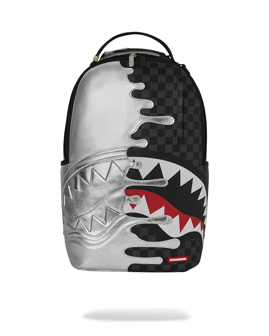SILVER SIDE DRIP BLACK CHECK DLXSV BACKPACK