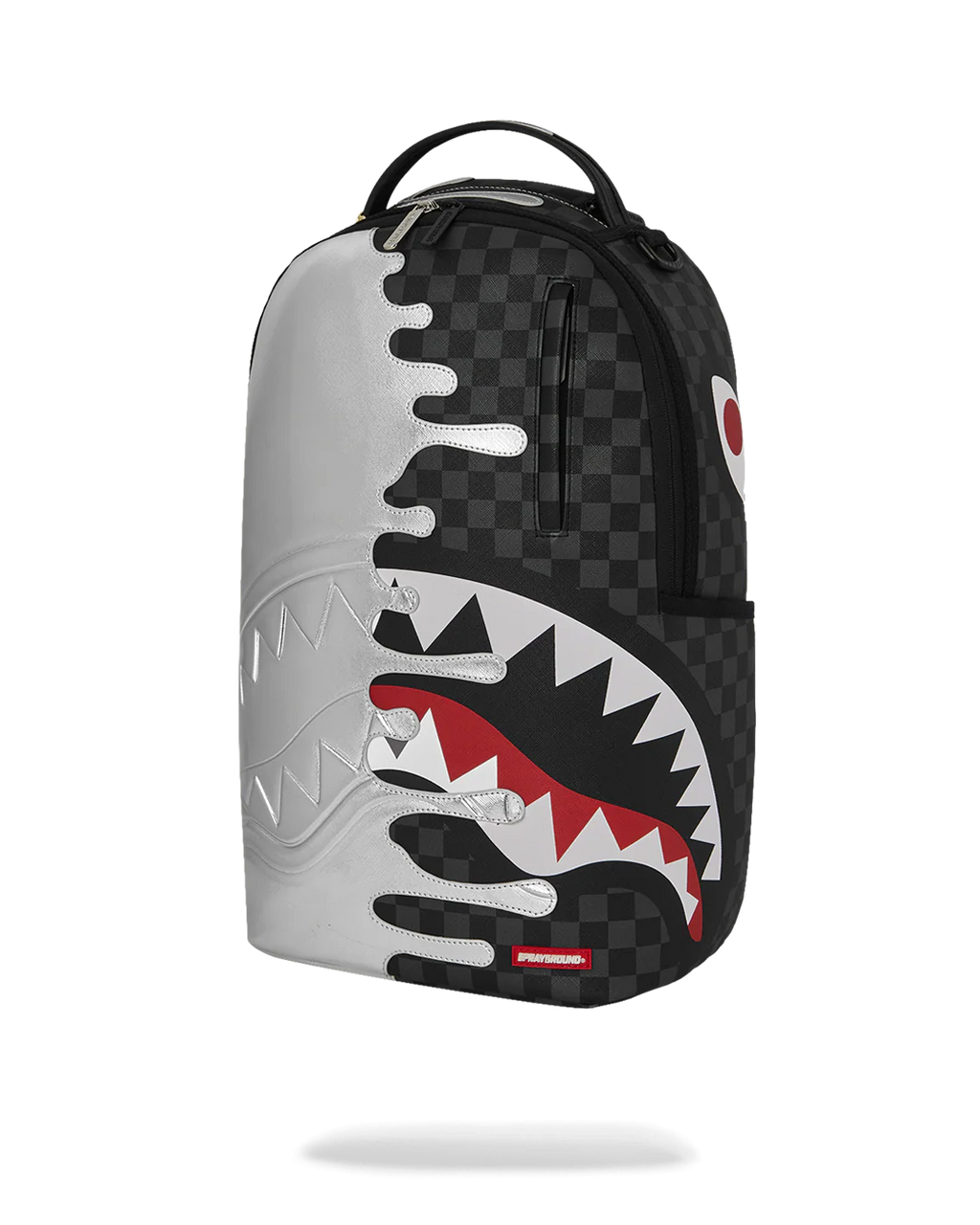 SILVER SIDE DRIP BLACK CHECK DLXSV BACKPACK