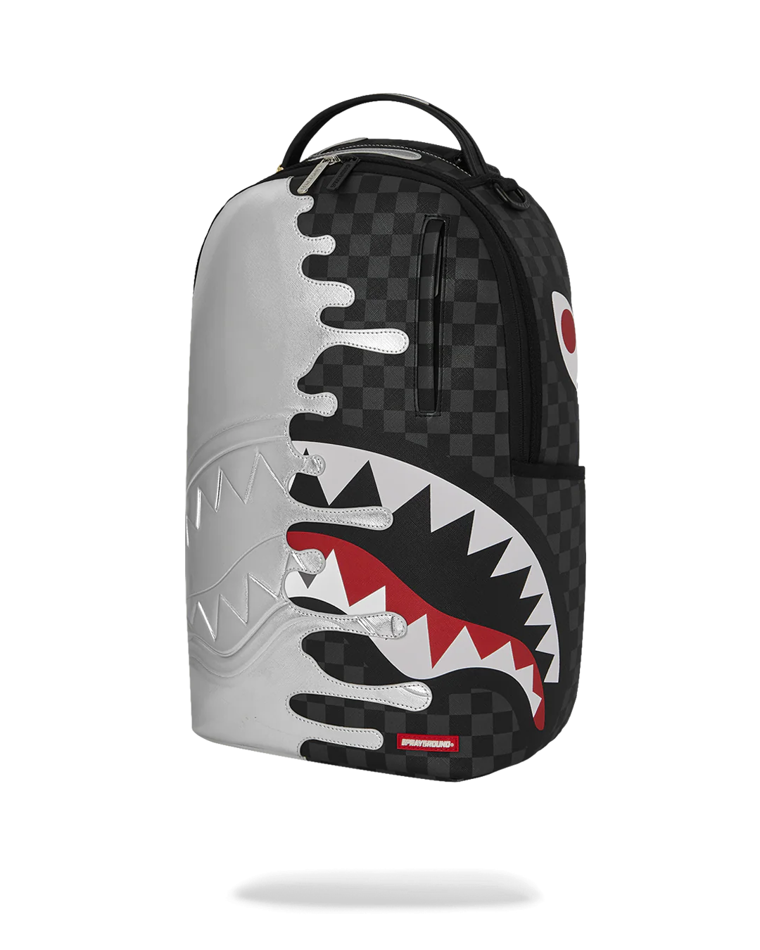 SILVER SIDE DRIP BLACK CHECK DLXSV BACKPACK