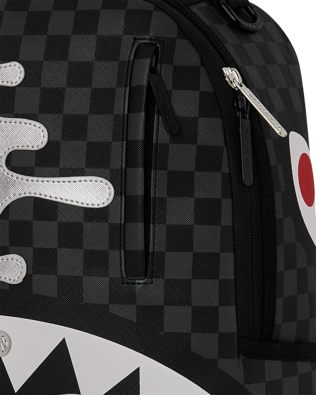 SILVER SIDE DRIP BLACK CHECK DLXSV BACKPACK
