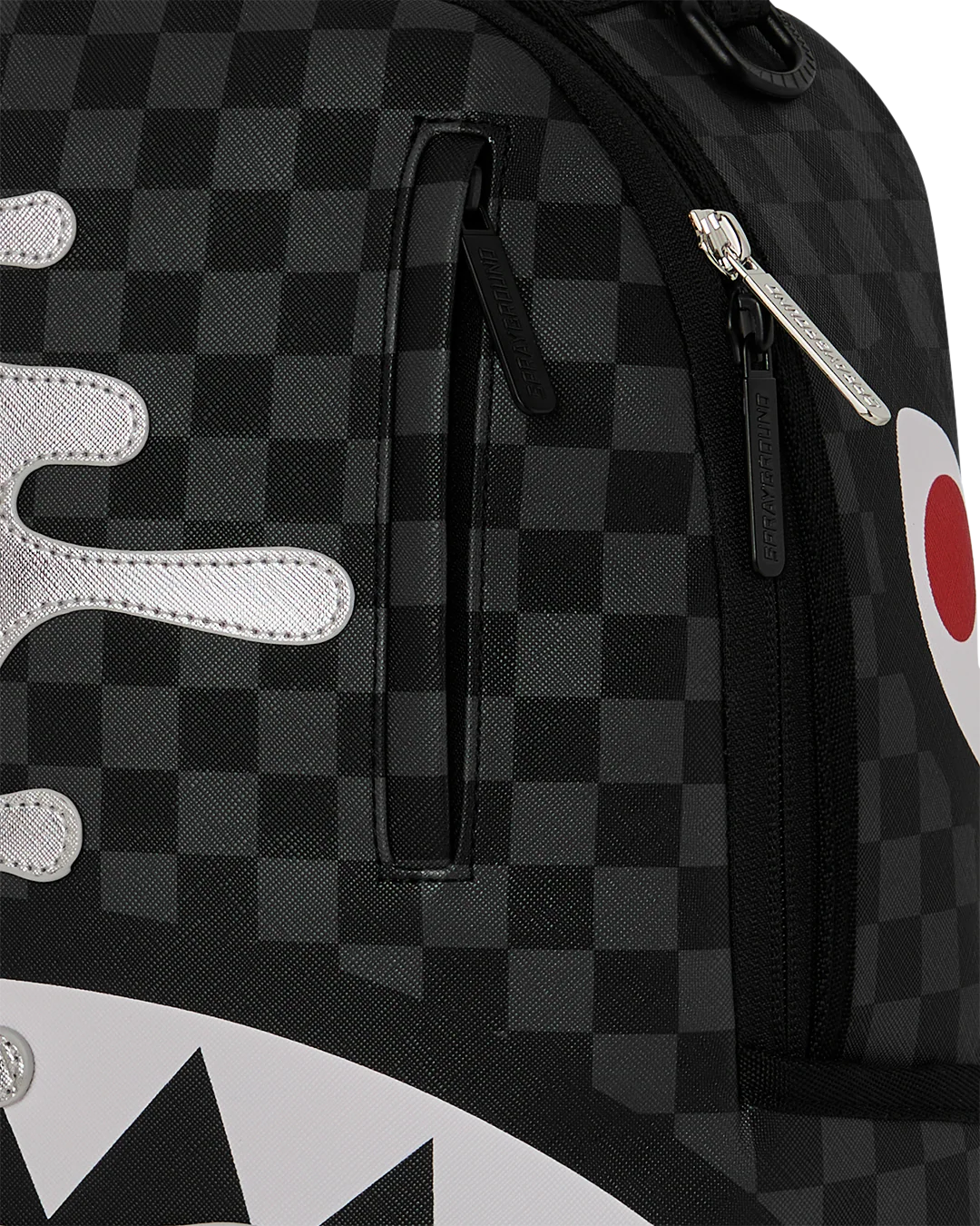 SILVER SIDE DRIP BLACK CHECK DLXSV BACKPACK