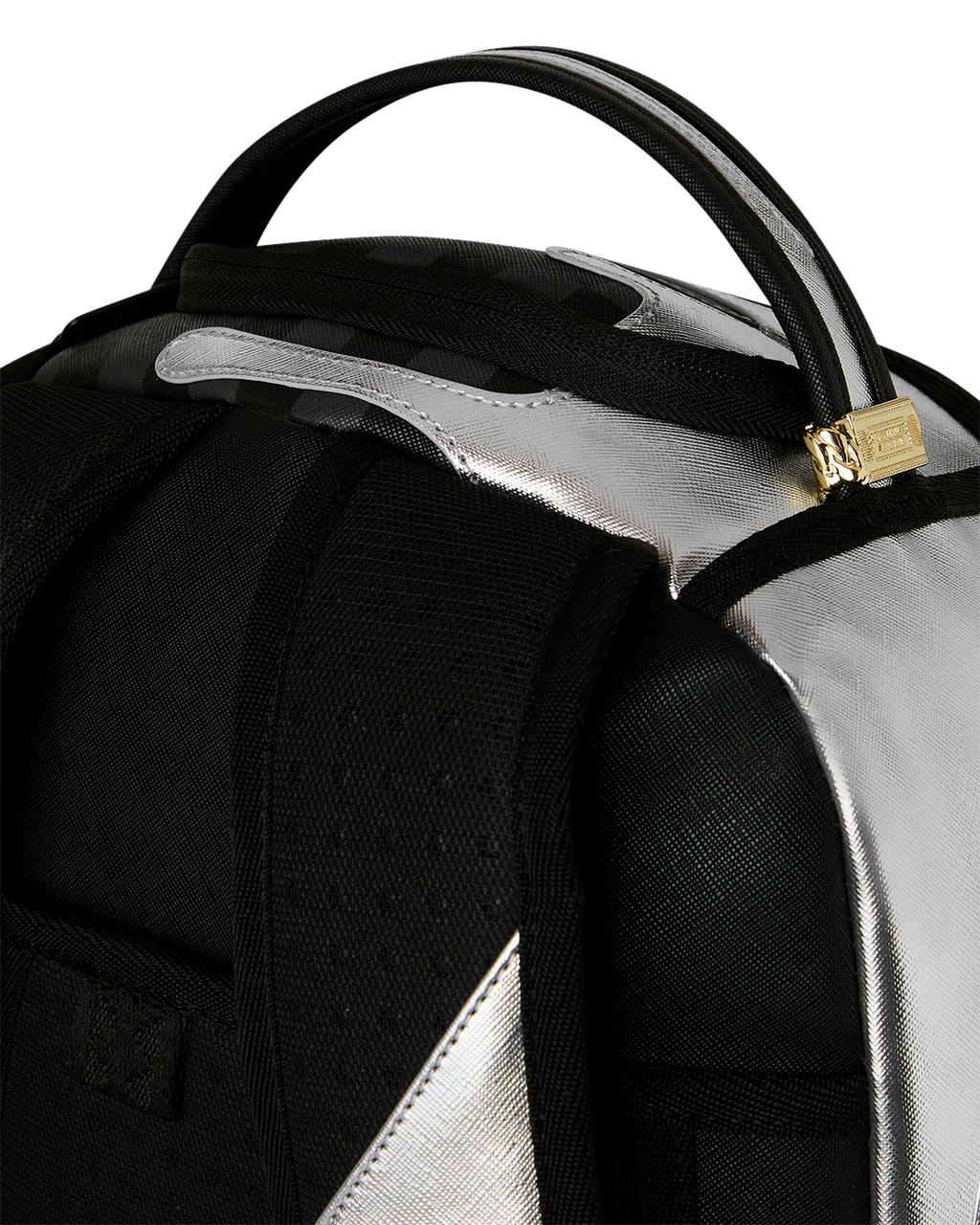 SILVER SIDE DRIP BLACK CHECK DLXSV BACKPACK