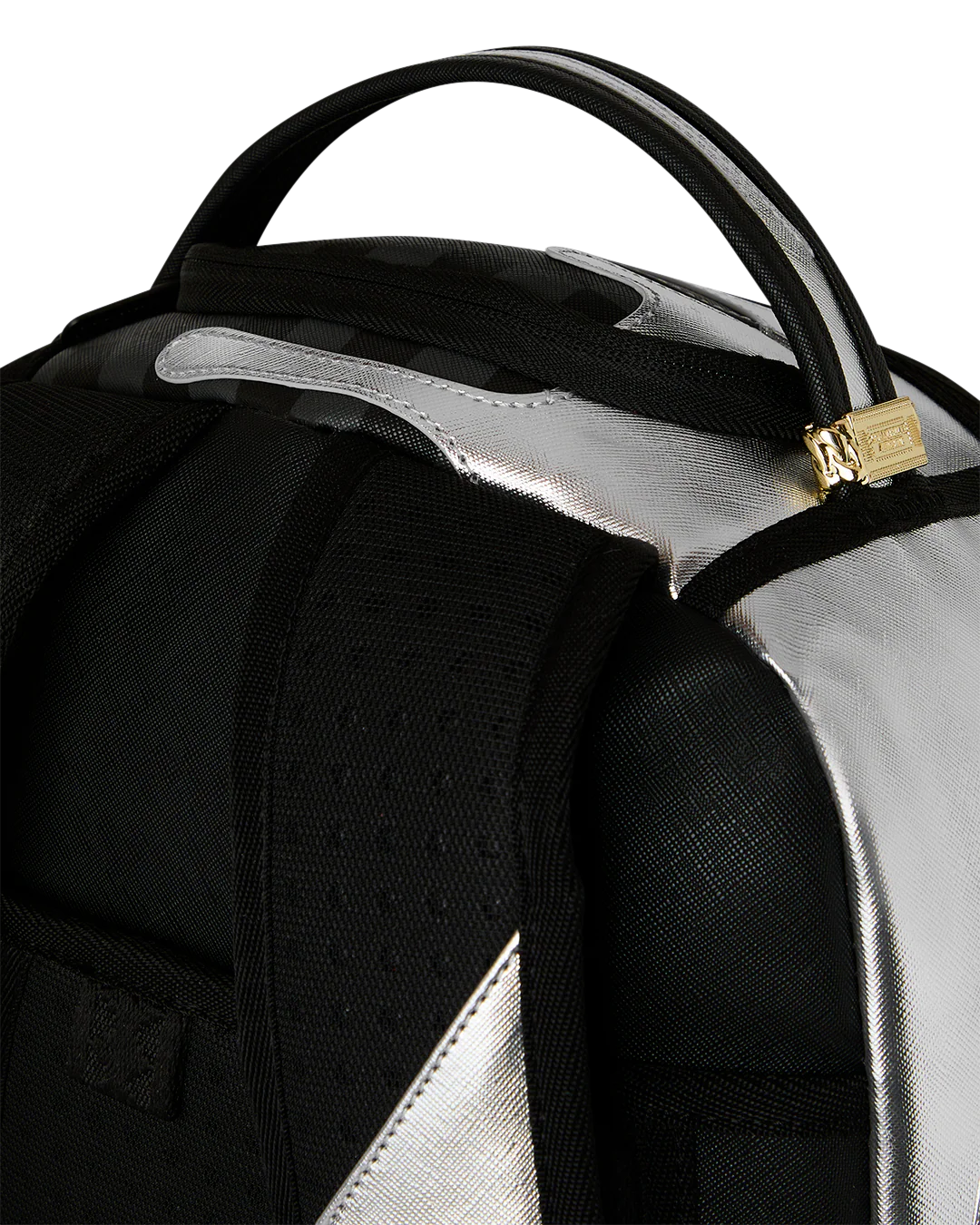 SILVER SIDE DRIP BLACK CHECK DLXSV BACKPACK