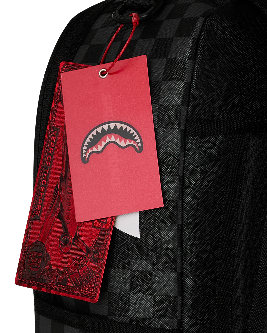 SILVER SIDE DRIP BLACK CHECK DLXSV BACKPACK