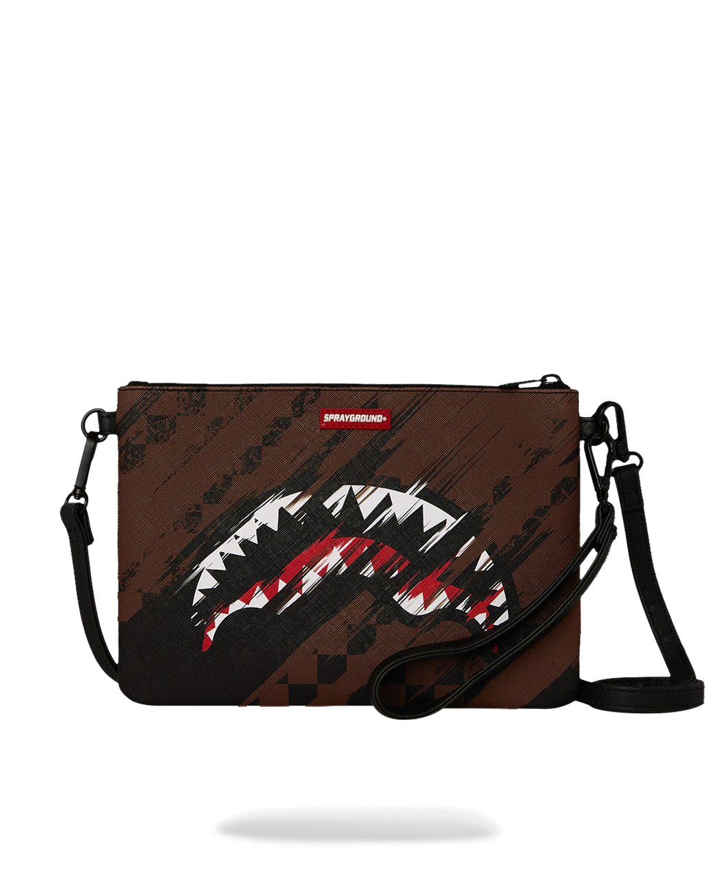 SMEARED GRUNGE CROSSBODY POUCHETTE
