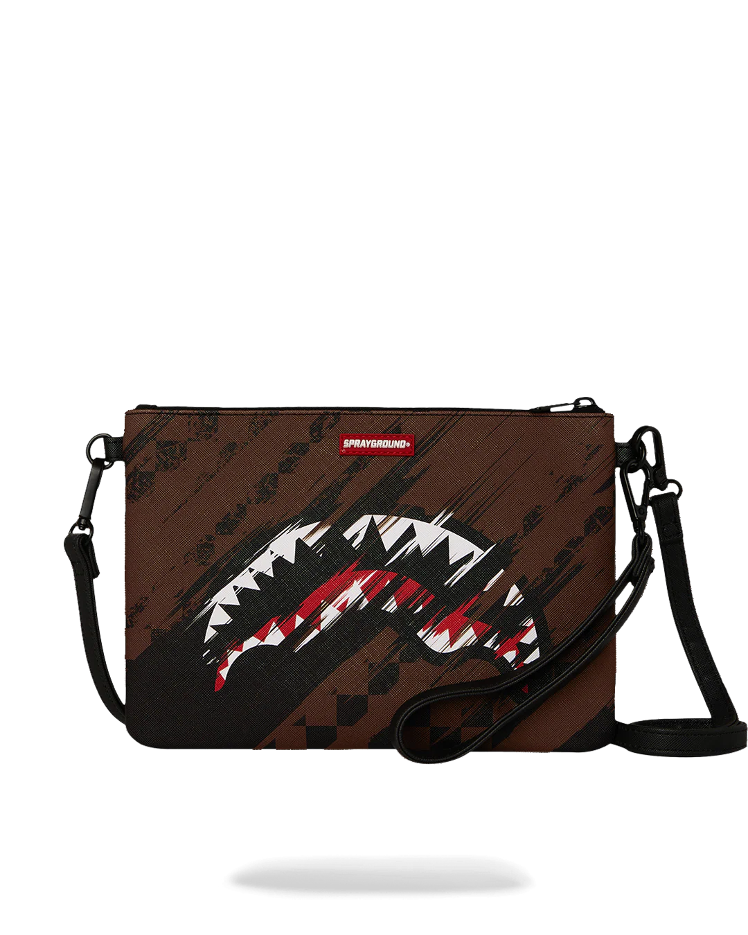 SMEARED GRUNGE CROSSBODY POUCHETTE