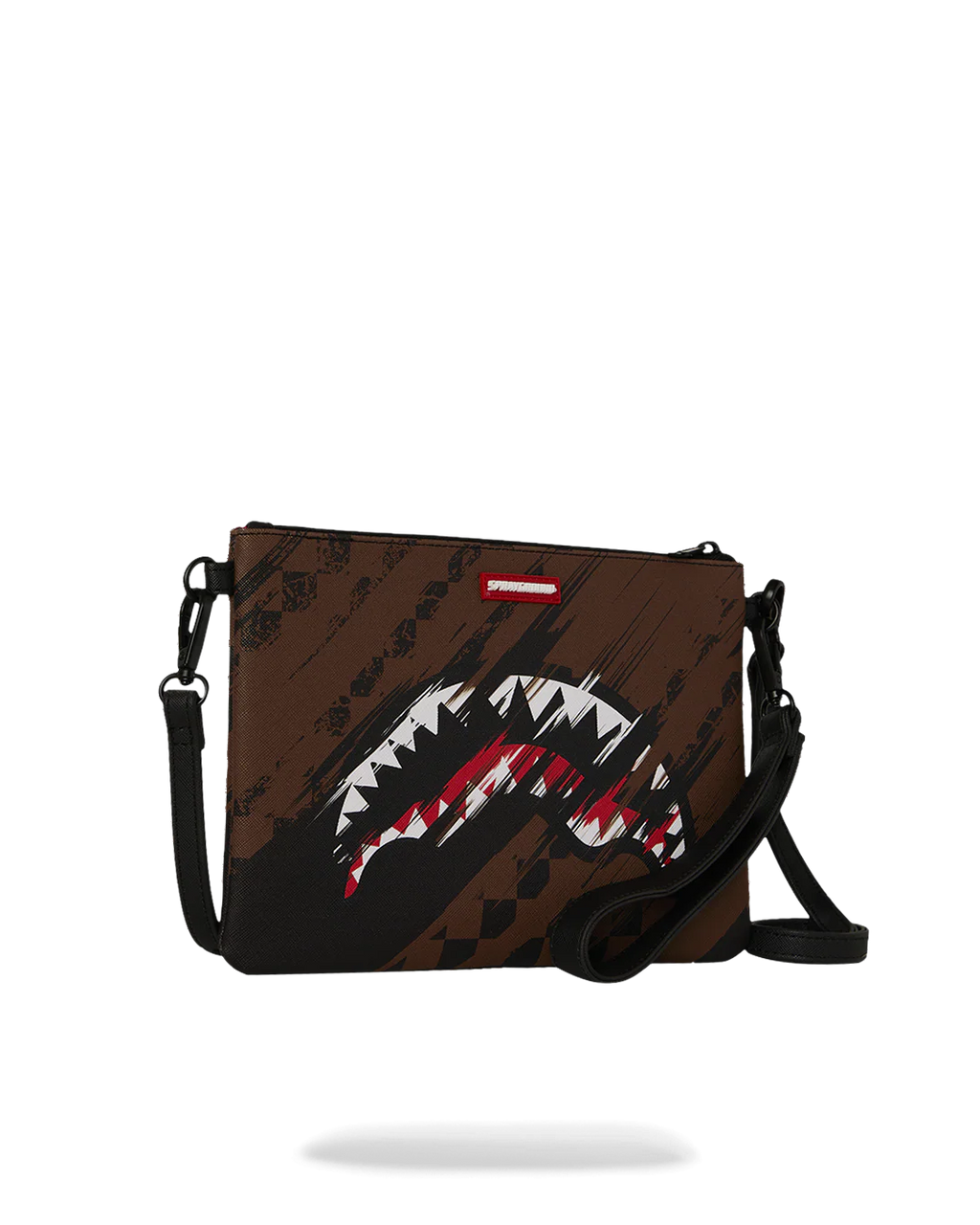 SMEARED GRUNGE CROSSBODY POUCHETTE