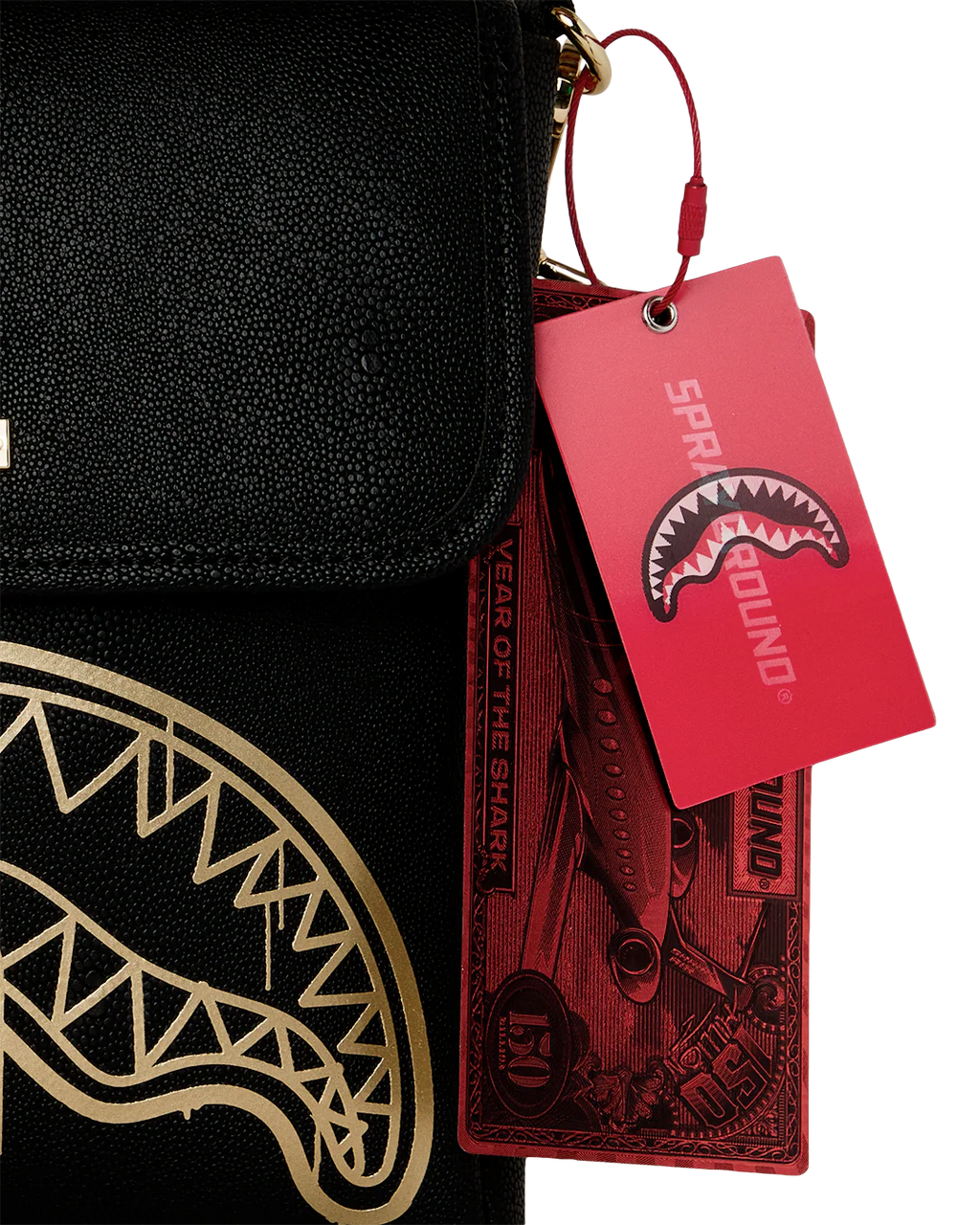 THAT GOLD DRAP MESSENGER SLING