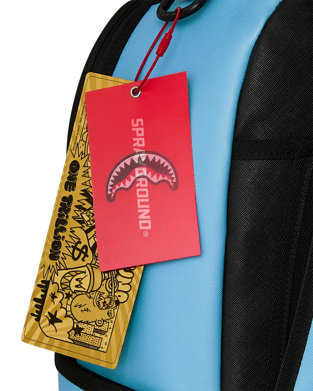 SHARK CENTRAL BUBBLY BLUE BACKPACK