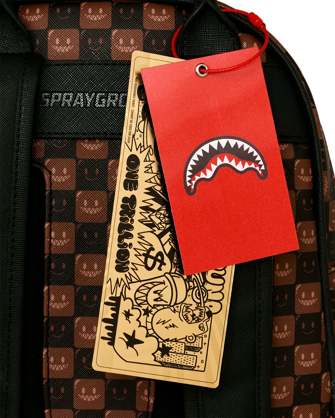 SHARKS IN PARIS WTF BUBBLE BROWN CHECK SAVAGE