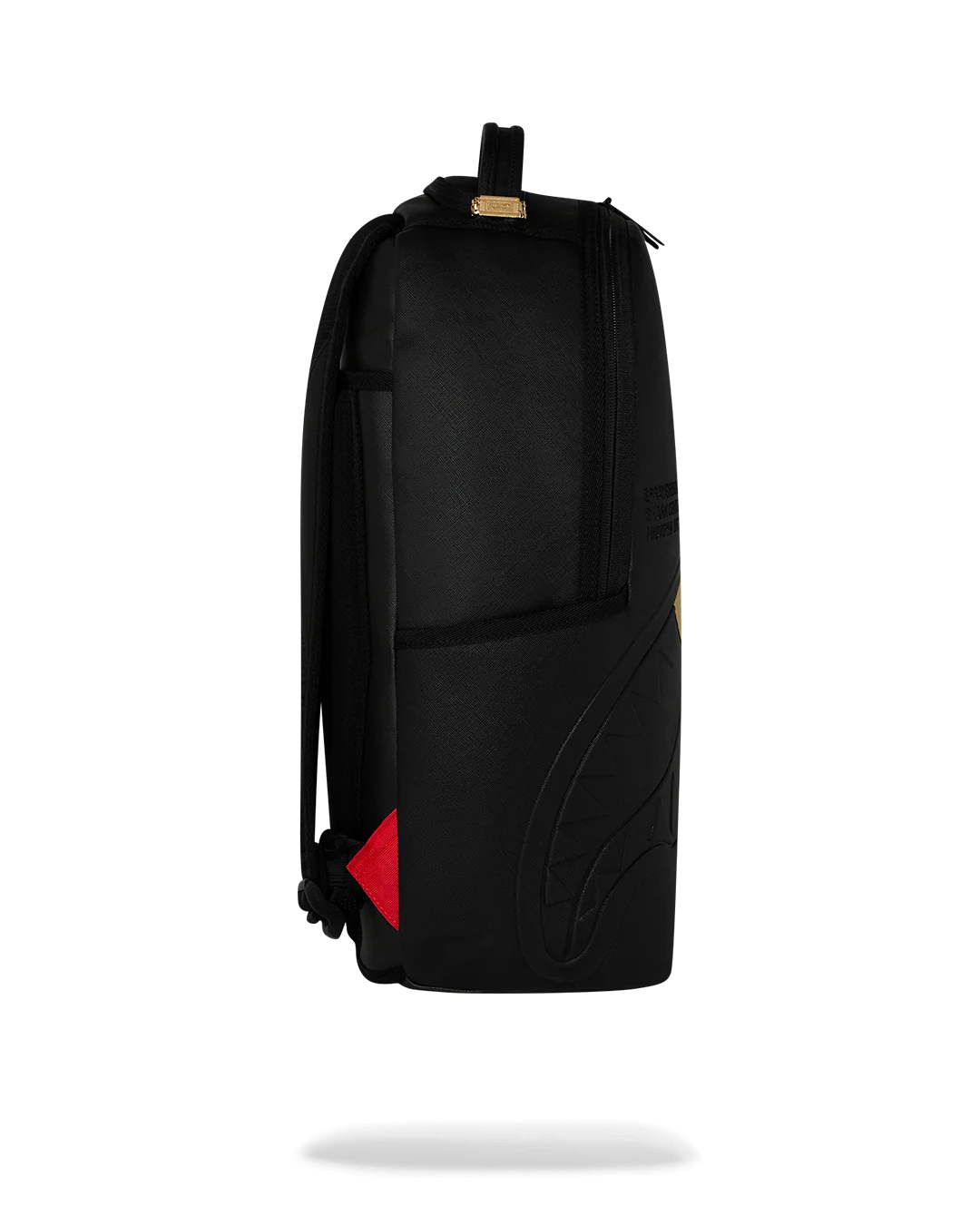 BLACKED OUT EMBOSSED GOLD TOOTH BACKPACK