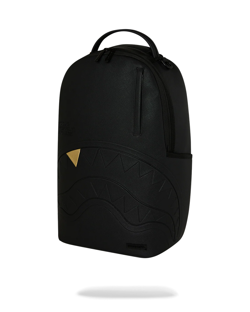 BLACKED OUT EMBOSSED GOLD TOOTH BACKPACK