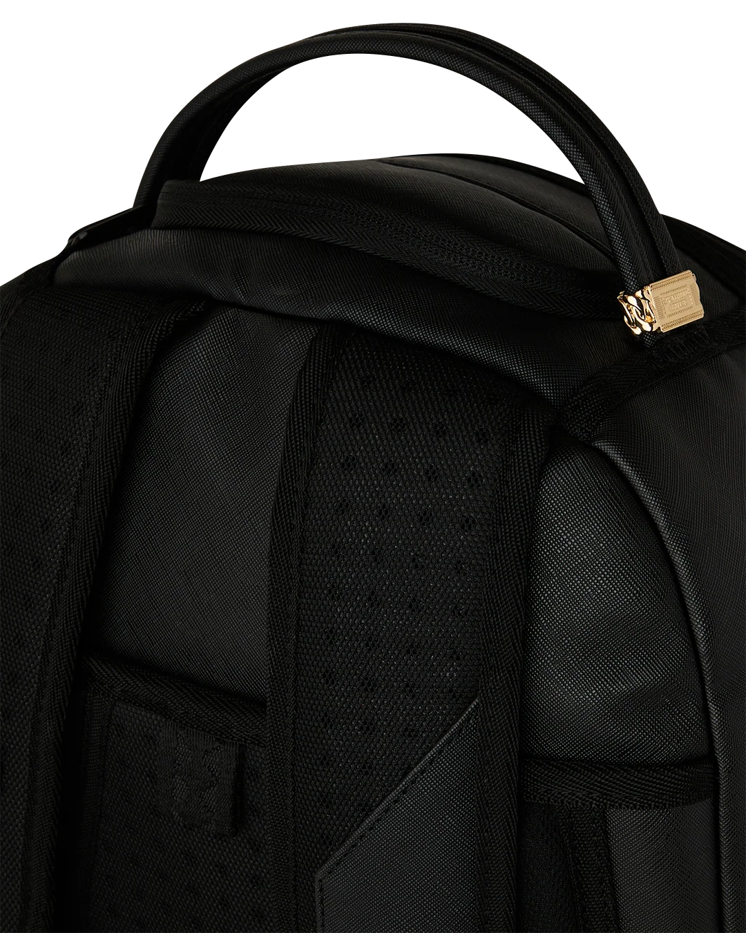 BLACKED OUT EMBOSSED GOLD TOOTH BACKPACK