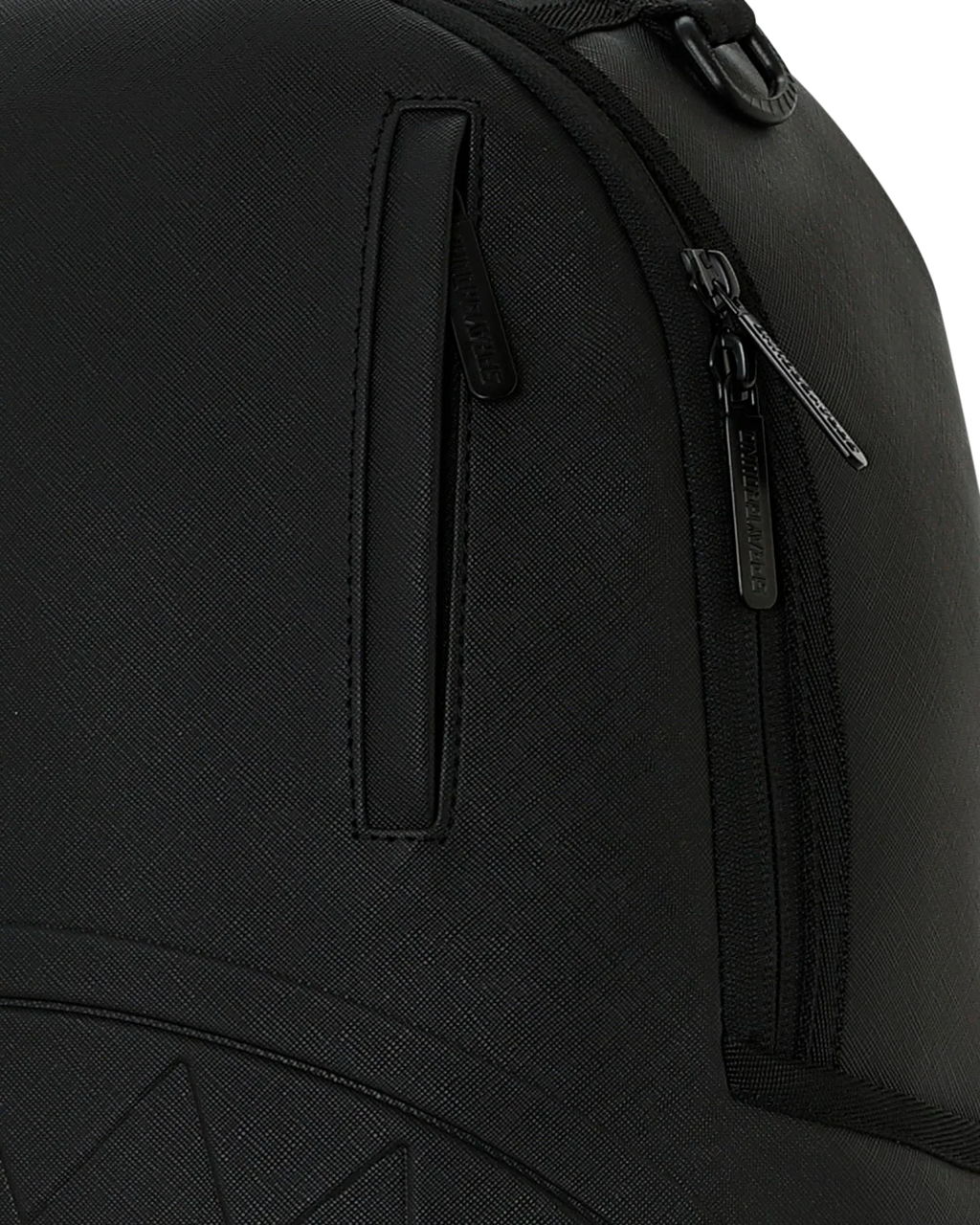 BLACKED OUT EMBOSSED GOLD TOOTH BACKPACK