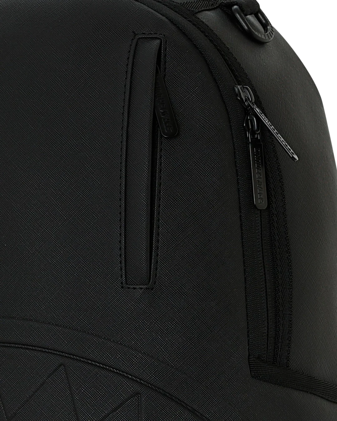 BLACKED OUT EMBOSSED GOLD TOOTH BACKPACK