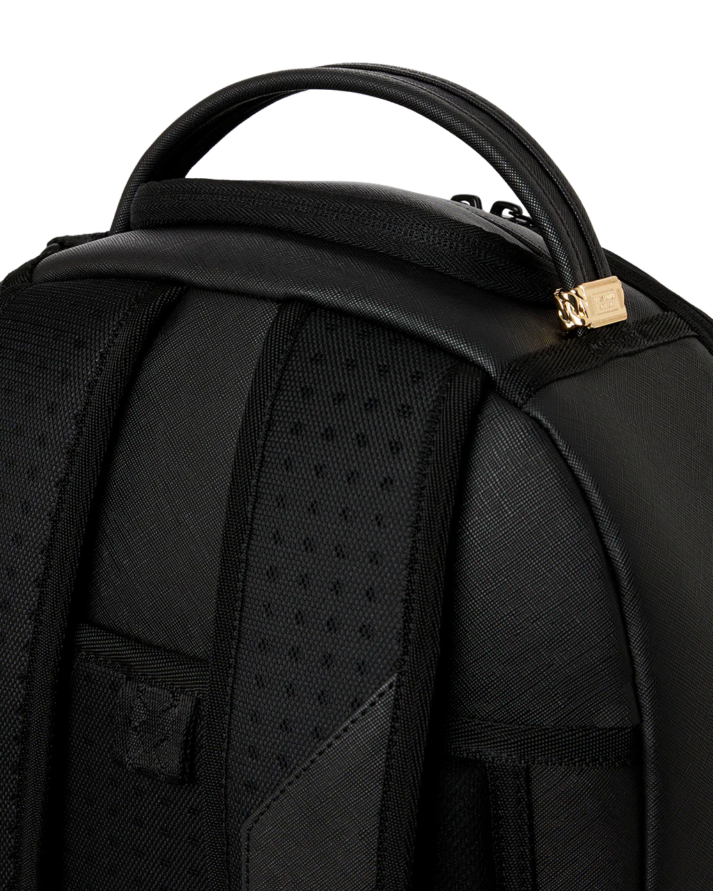 BLACKED OUT EMBOSSED GOLD TOOTH BACKPACK