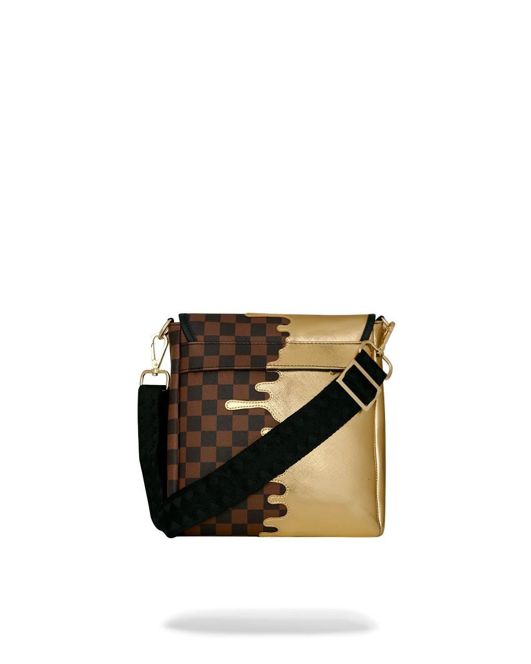 SHARKS IN PARIS GOLD DRIP MESSENGER SLING