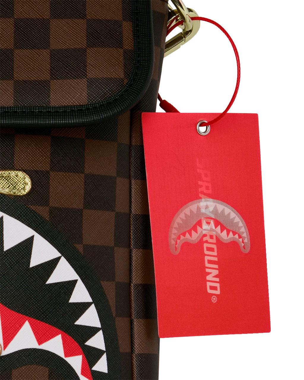 SHARKS IN PARIS GOLD DRIP MESSENGER SLING