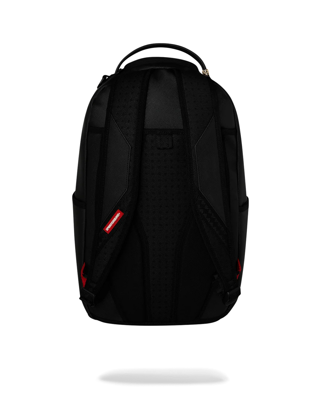 SHARK CENTRAL BLACK EMBROIDERED SHARK BACKPACK
