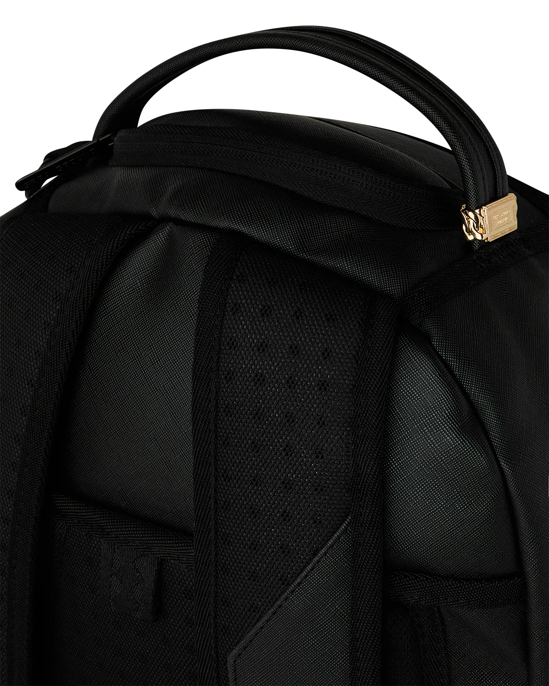 SHARK CENTRAL BLACK EMBROIDERED SHARK BACKPACK
