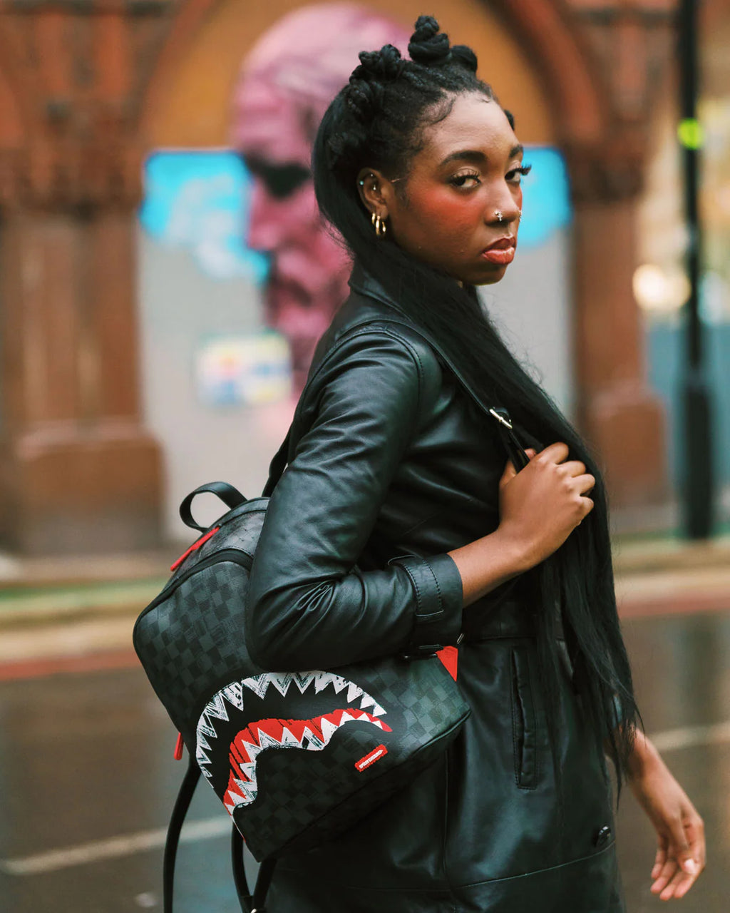 SCRIBBLE SHARK SAVAGE BACKPACK