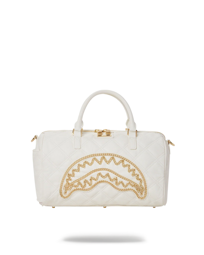RIVIERIA WHITE GOLD MINI DUFFLE