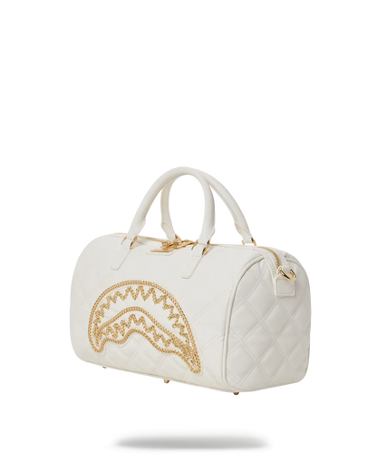 RIVIERIA WHITE GOLD MINI DUFFLE