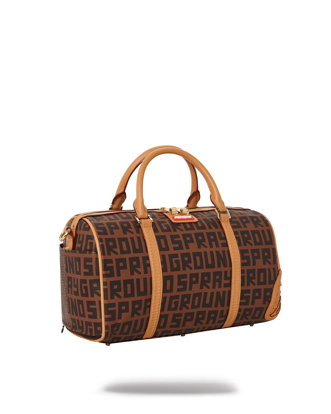 SPLIT INFINITI CHECK MINI DUFFLE