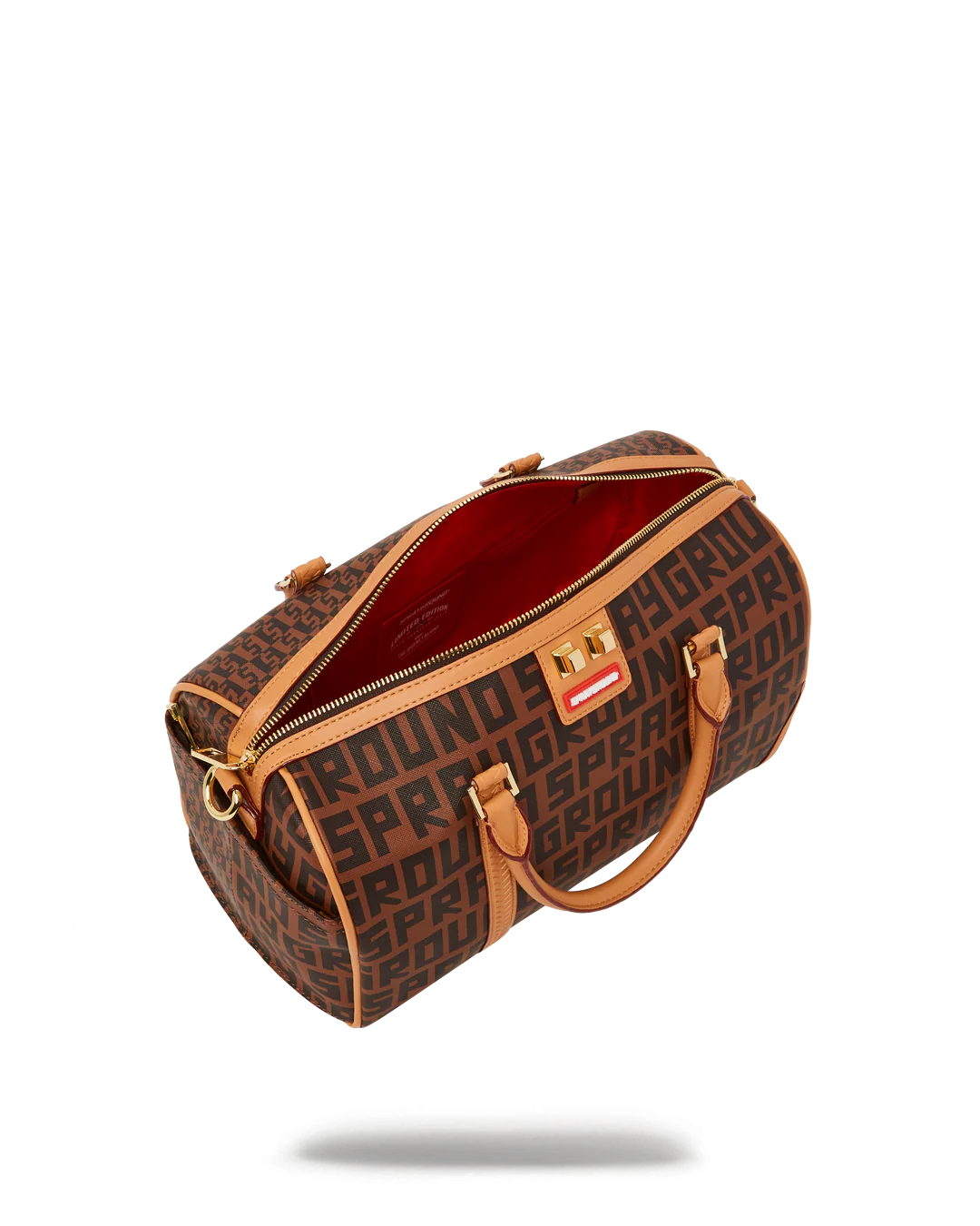 SPLIT INFINITI CHECK MINI DUFFLE