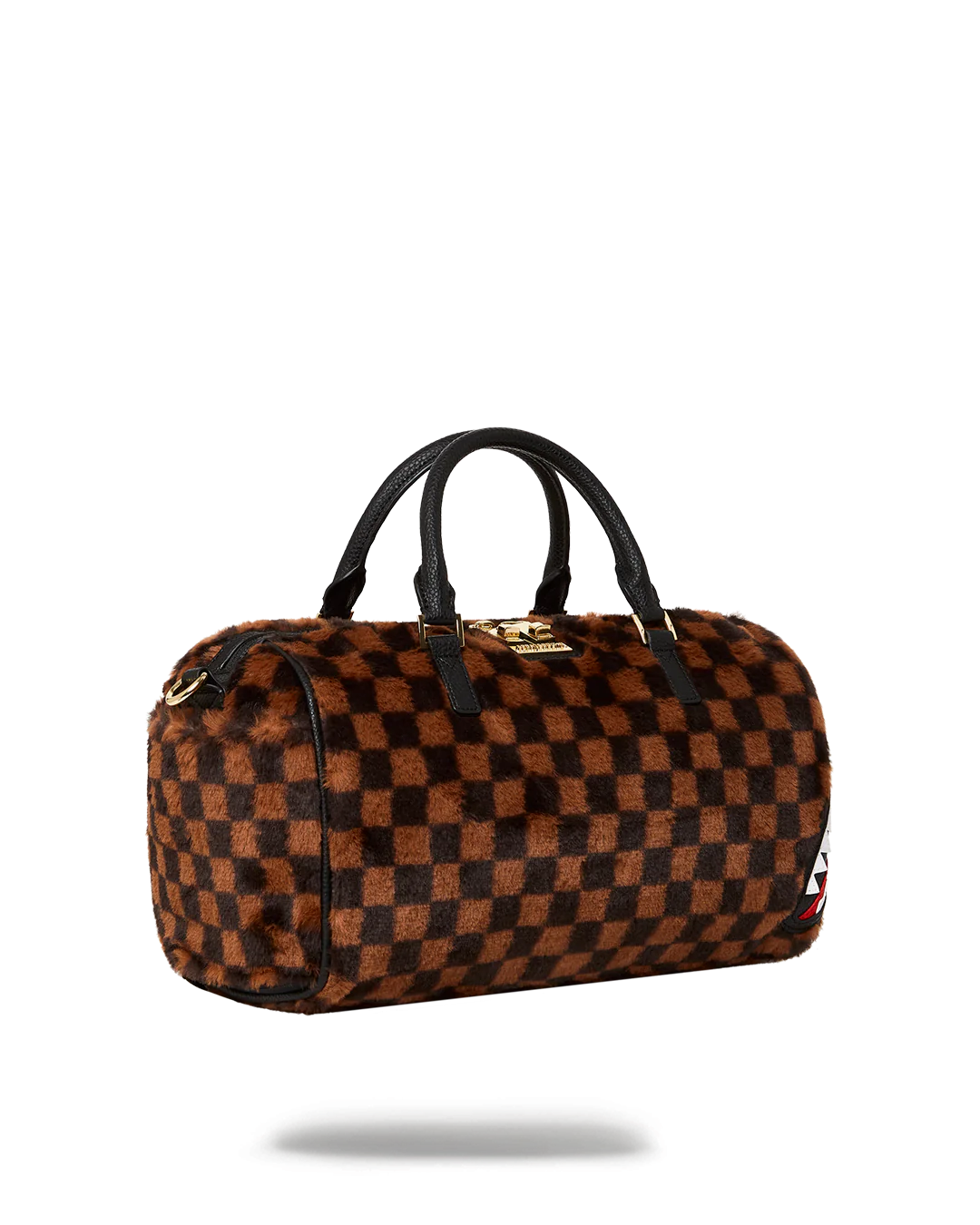 Borsa Sprayground FUR SHARKS IN PARIS MINI DUFFLE Marrone