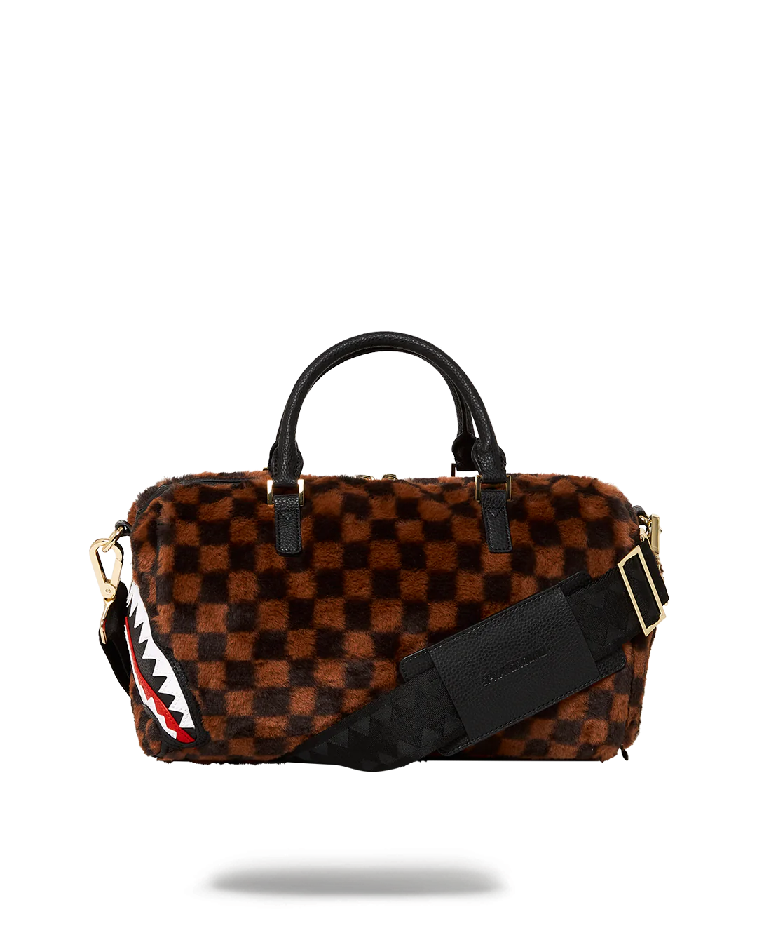 Borsa Sprayground FUR SHARKS IN PARIS MINI DUFFLE Marrone