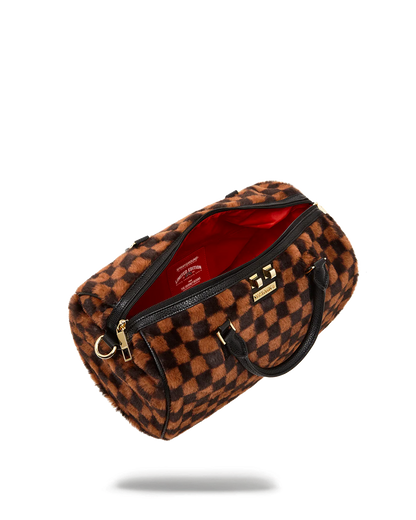 Borsa Sprayground FUR SHARKS IN PARIS MINI DUFFLE Marrone