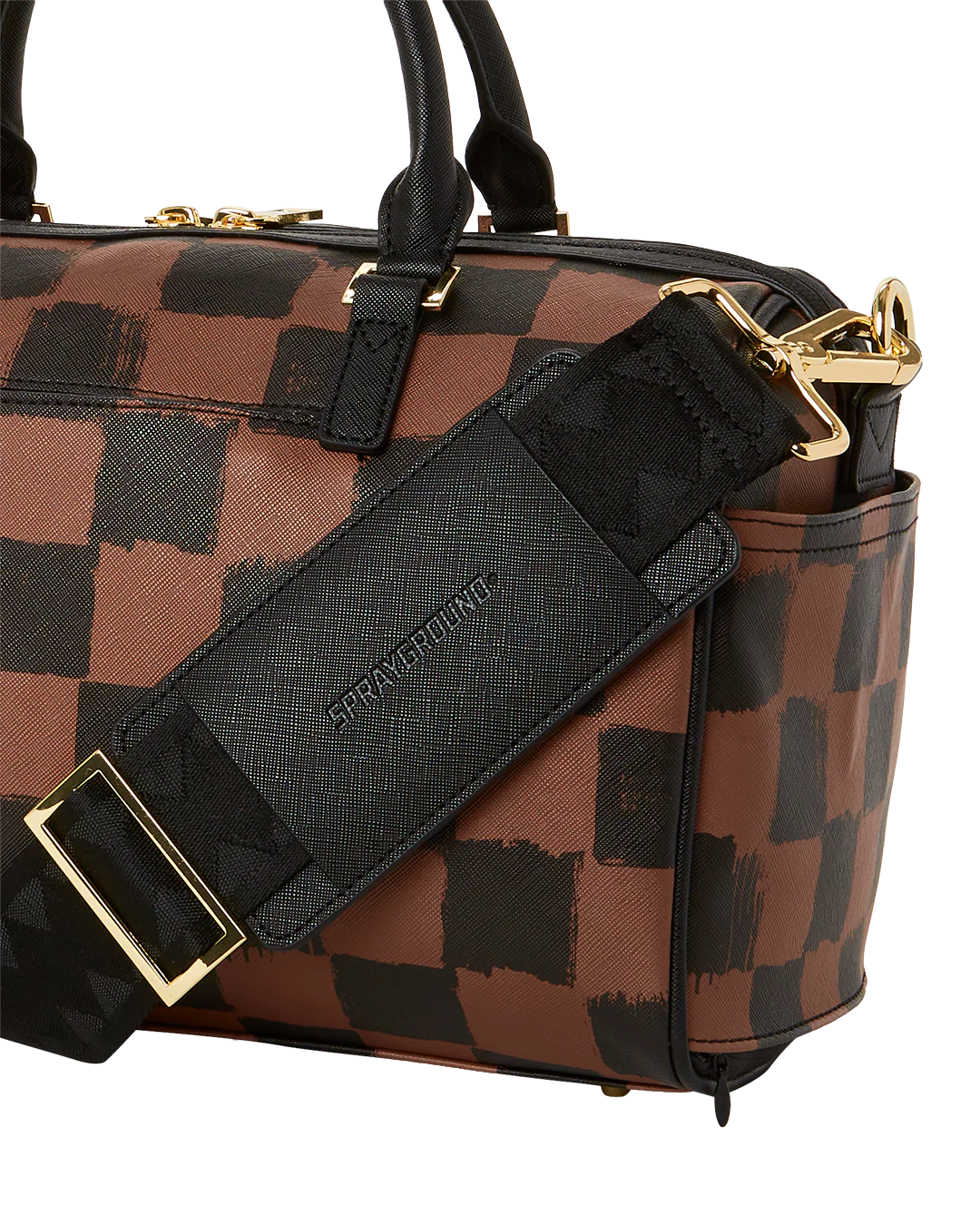 SHARKS IN PARIS PAINTED MINI DUFFLE