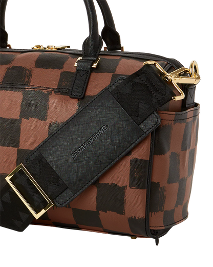 SHARKS IN PARIS PAINTED MINI DUFFLE