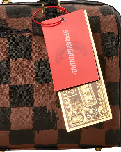 SHARKS IN PARIS PAINTED MINI DUFFLE