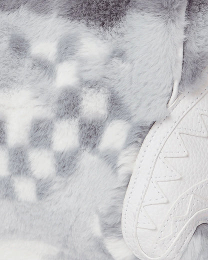 WHITE 3AM FUR MINI DUFFLE