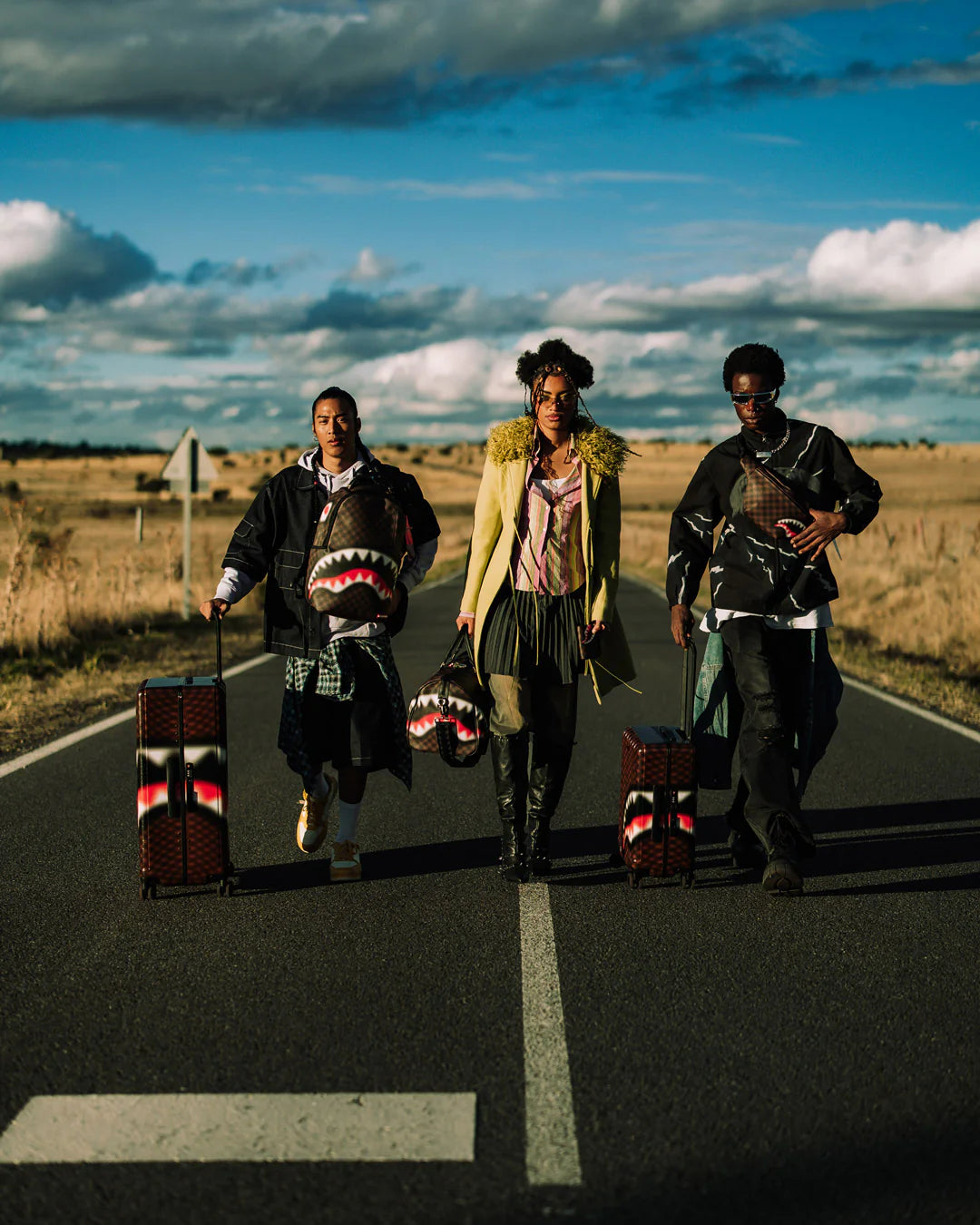 SHARKS IN PARIS BLUR DUFFLE