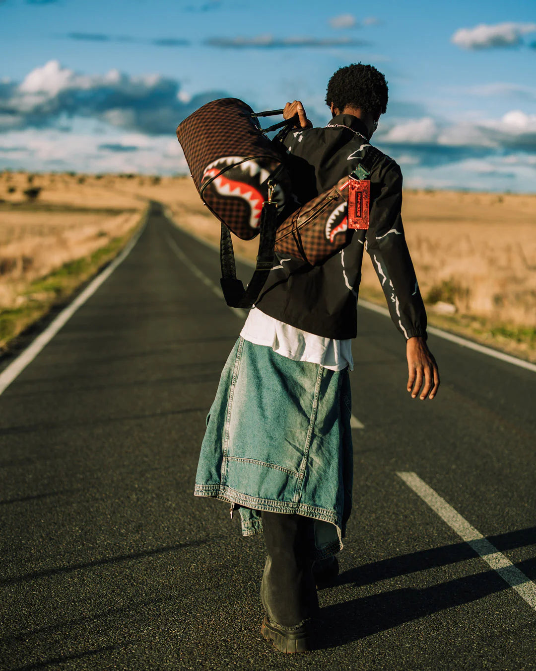 SHARKS IN PARIS BLUR DUFFLE