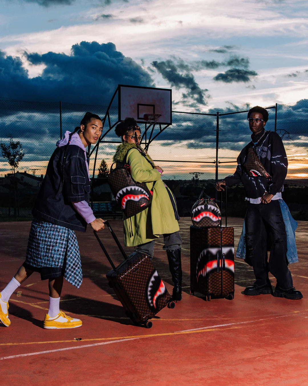 SHARKS IN PARIS BLUR DUFFLE