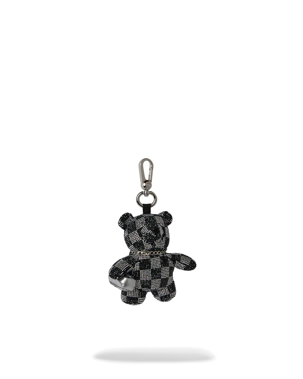 GOLD DIAMOND TEAR BEAR CUB KEYCHAIN